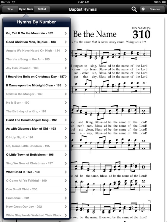 Baptist Hymnal Free