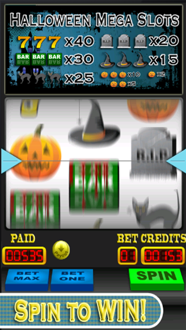 How to cancel & delete Halloween Mega Slots- Vegas Casino Lucky Jackpot Blitz from iphone & ipad 1