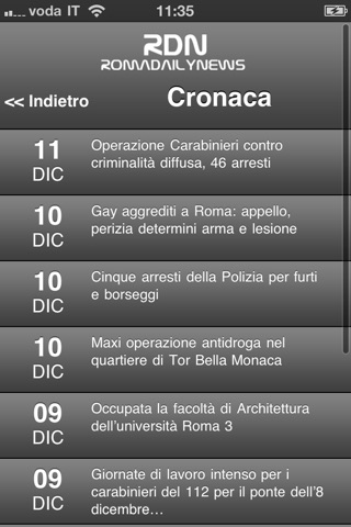 Roma Daily News screenshot 2