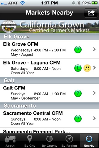 California Certified Farmers Markets screenshot 4