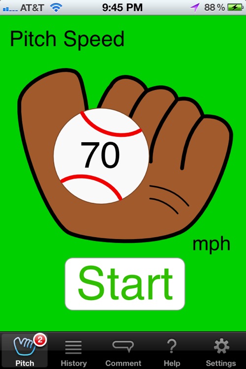 Pitch Speedometer