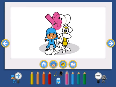 Coloring with Pocoyo and Friends screenshot 3
