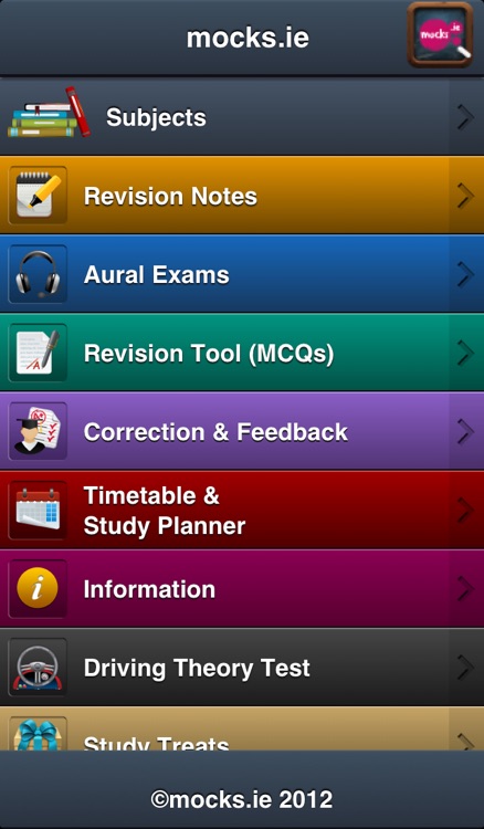 mocks.ie Junior Cert App