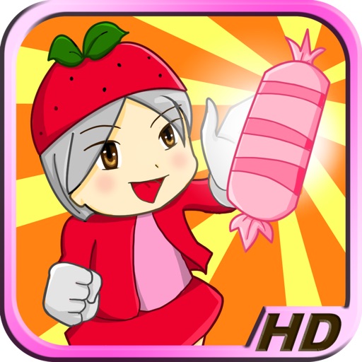 Cute Candy Girl - Bubble Gum Run in Cupcake Village icon