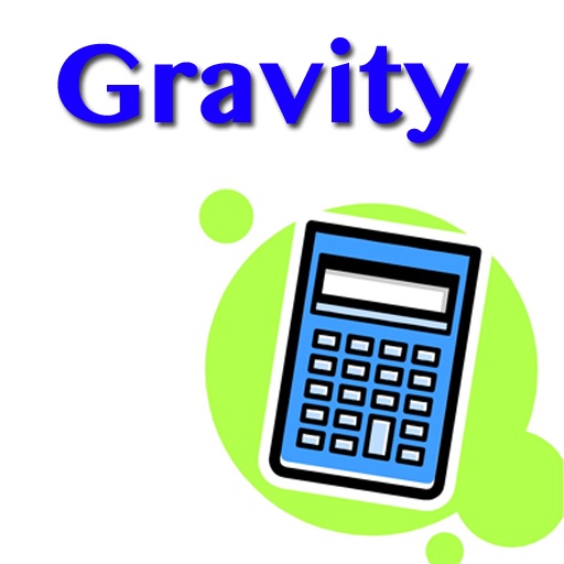 Gravity Mass and Pressure Calculator icon