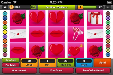 777 Lucky Party Valentine Slots DoubleDown Casino screenshot 3
