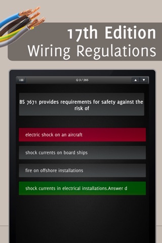 17th Edition Exam Wiring Regulations IEE Electrical Exam (2382-12)BS7671 screenshot 3