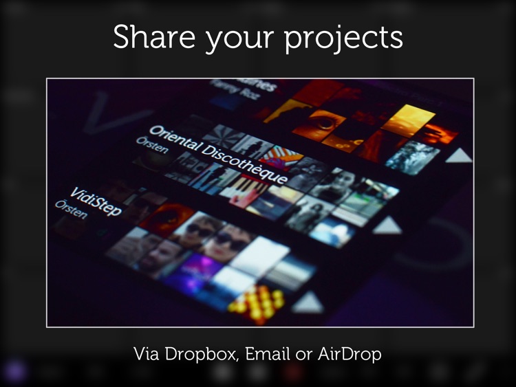 vidibox - music & video mashup: VJ, DJ, musicians, movie makers screenshot-3