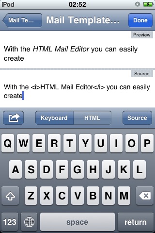 HTML Mail Editor
