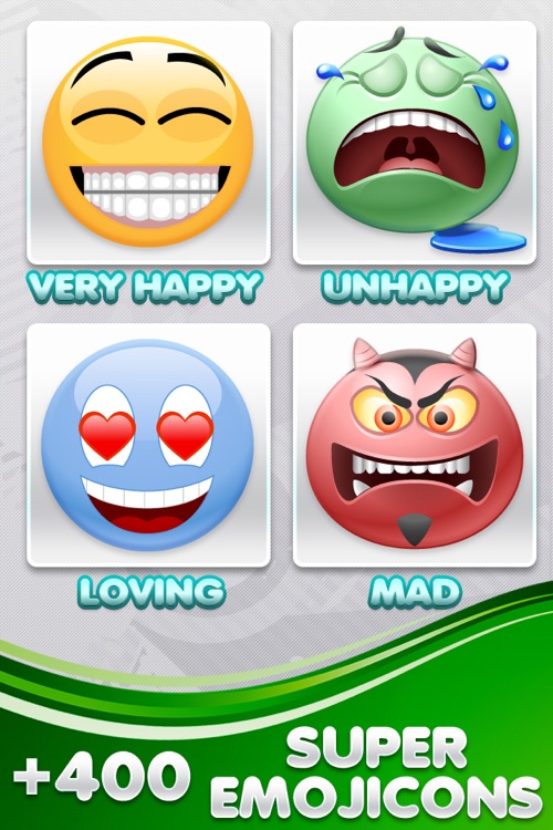 Super Emojicons- 400+ New Emoticons and New Photo Emoji Editor Feature!