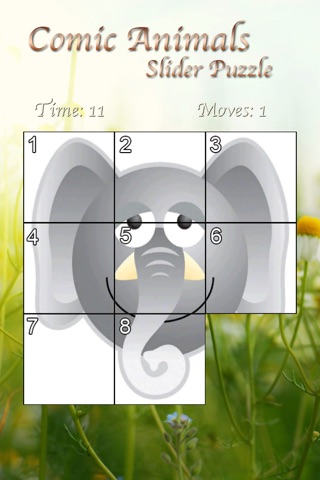 Comic Animals Slider Puzzle HD screenshot 3