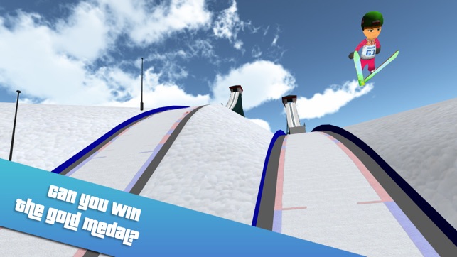 Sochi Ski Jumping 3D - Winter Sports Free Version(圖1)-速報App