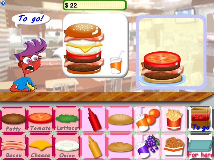 Yummy Burger Maker with Tasty Games App for iPad-New Fun,Cool,Easy,SImple,Hot Action Apps Game for Preschool Kids