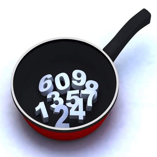 Frying Numbers Icon