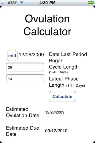 Ovulation screenshot 2