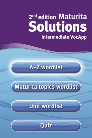Maturita Solutions 2nd edition Intermediate VocApp screenshot 2