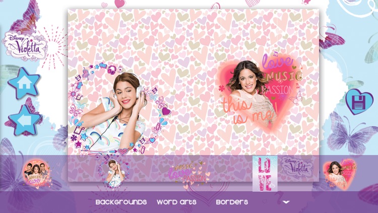 Violetta Digital Card