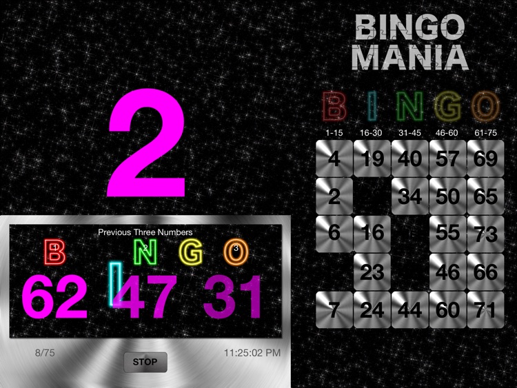 BINGO MANIA The Hybrid