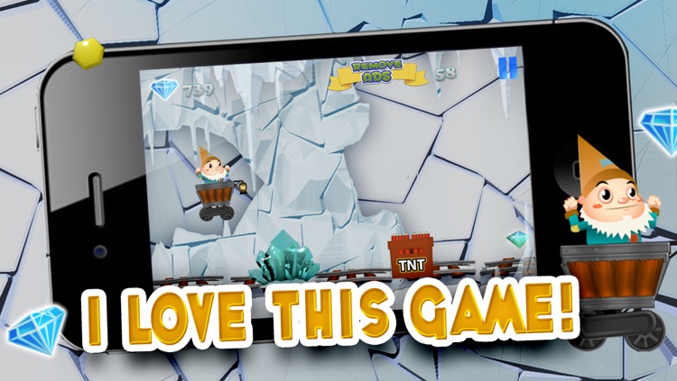 A Despicable Gnome & Friends Diamond Rush - Free Rail Miner Race Game