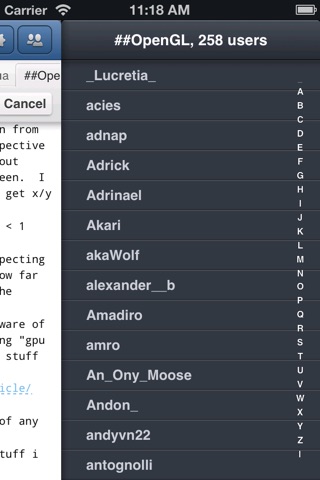 Mango Lite - Free IRC Chat client screenshot 3