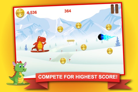 Snowboarding Dragons and Vale Valley Mania Splash screenshot 4