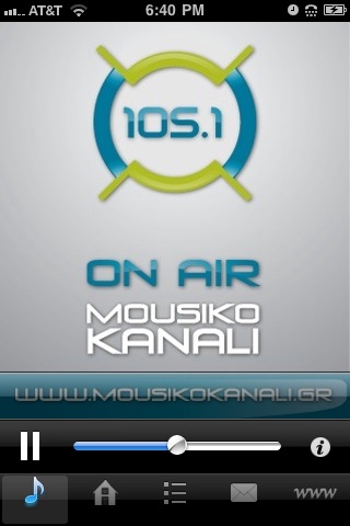 Mousiko Kanali 105.1 screenshot 2