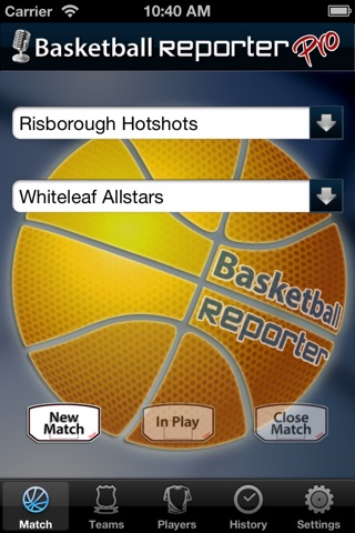 Basketball Reporter Pro screenshot 3