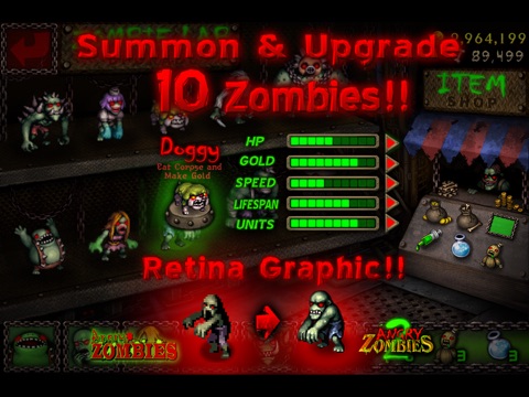 Angry Zombies 2 HD for iPad screenshot 2