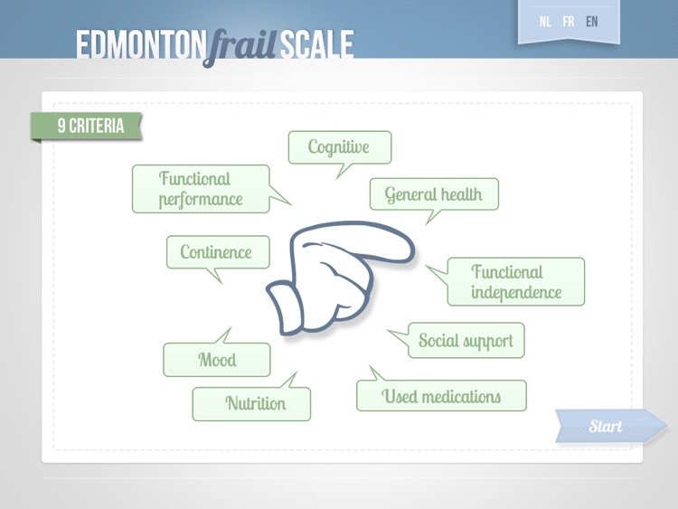 Edmonton Frail Scale for iPad