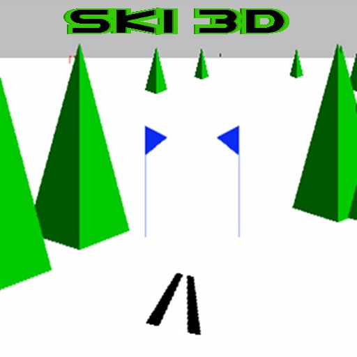 Ski 3D icon