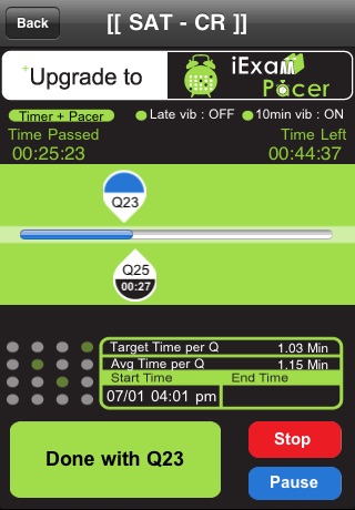 iExamPacer Lite screenshot 4