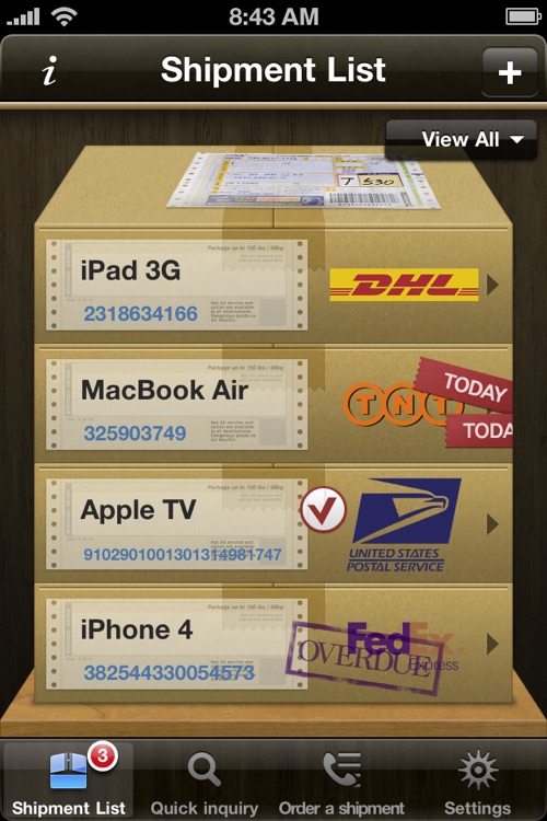 Delivery - Package Tracker