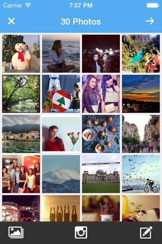 Instaflip - Create video slideshows with photos from your albums or your Instagram account screenshot 2