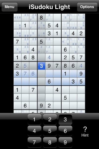 iSudoku light screenshot 3