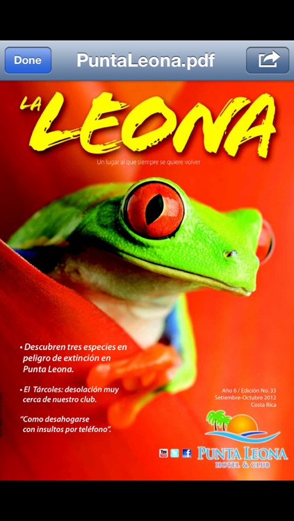 Revista Punta Leona