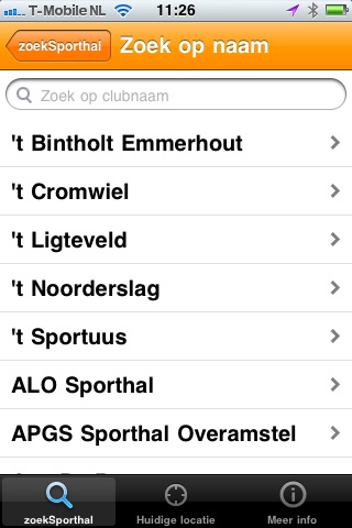 zoekSporthal screenshot 4