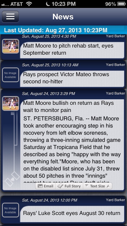 Tampa Bay Baseball Live screenshot-3