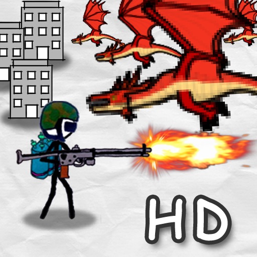 Doodle Wars 4 : Gun vs Sword HD icon