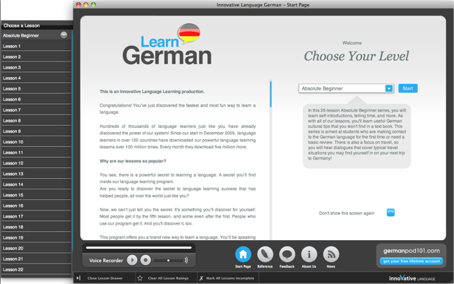 Learn German - Absolute Beginner (Lessons 1 to 25)(圖1)-速報App