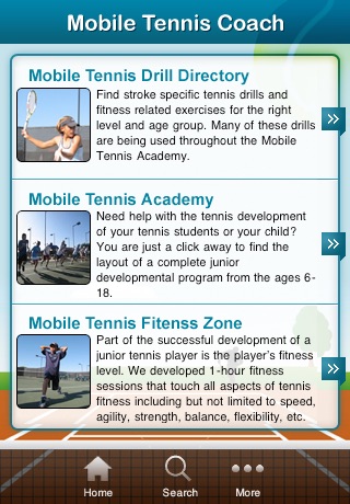 Mobile Tennis Coach screenshot 2