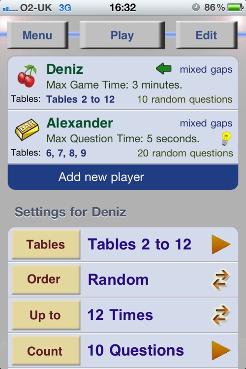 Times Tables Machine