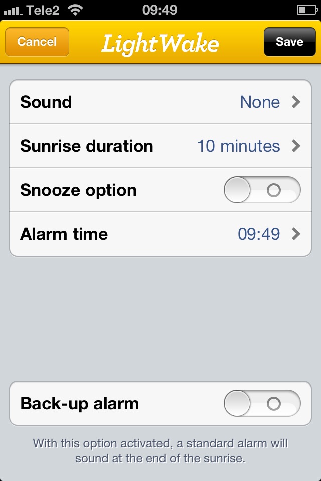 LightWake Alarm Clock screenshot 3