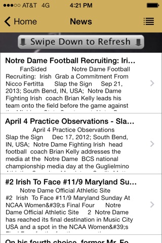 College Sports - Notre Dame Football, ND Fighting Irish Edition screenshot 3