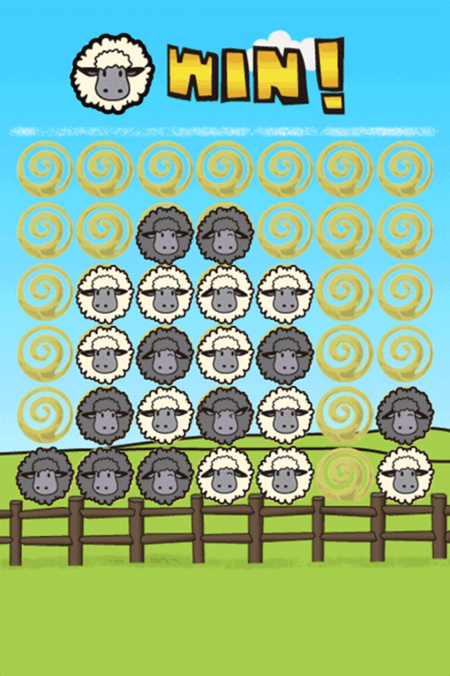 Four sheep in a row　LovelySheep screenshot 3