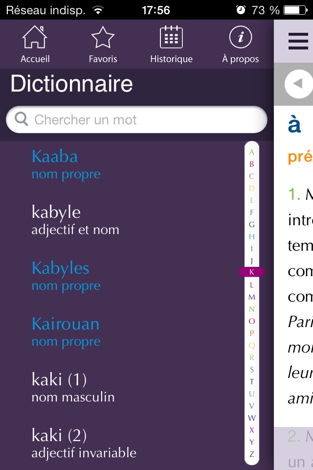 Dictionnaire Junior Larousse screenshot 2