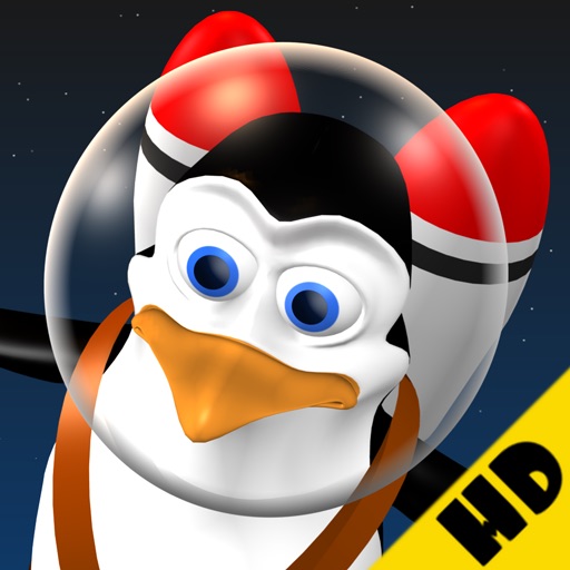 Doodle Space Pingouin HD iOS App