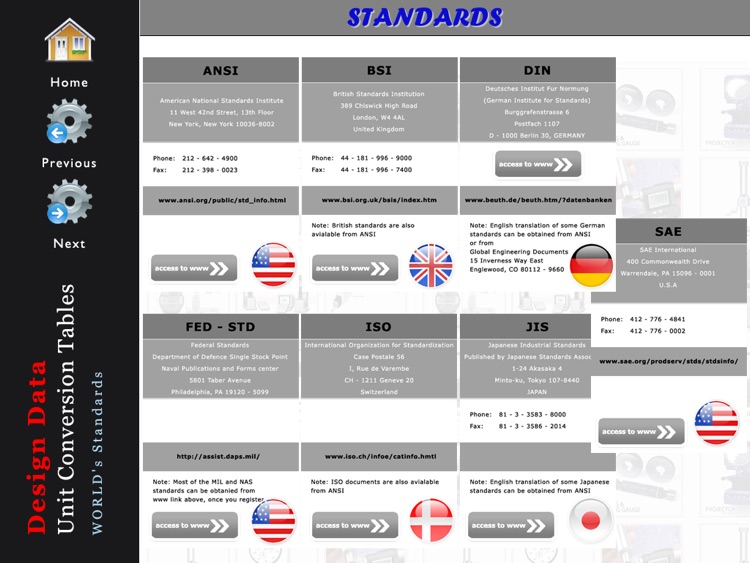 Design Data - Conversion Tables for iPad screenshot-3