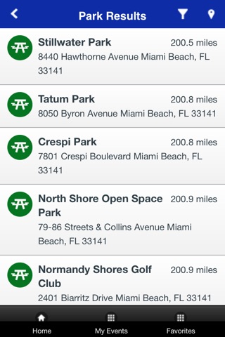 City of Miami Beach Parks and Recreation screenshot 2