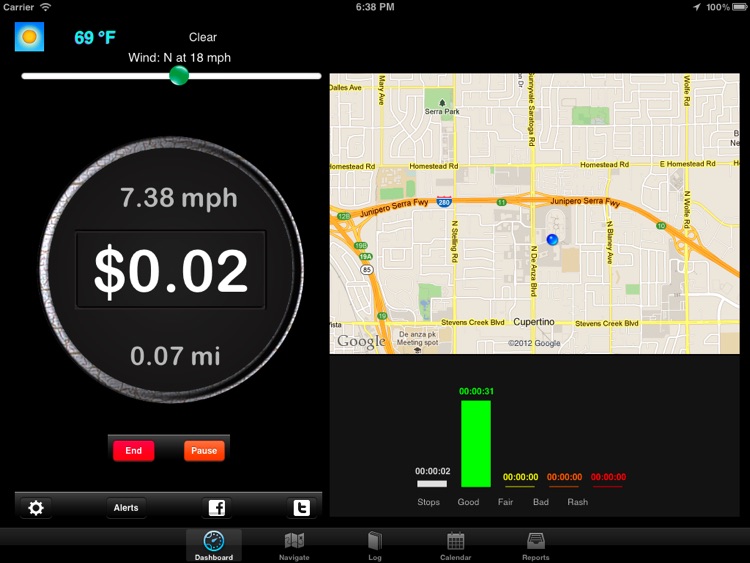 Extra Mile HD - Voice Navigation With GPS Mileage Log