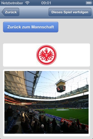 Eintracht Frankfurt. screenshot 2